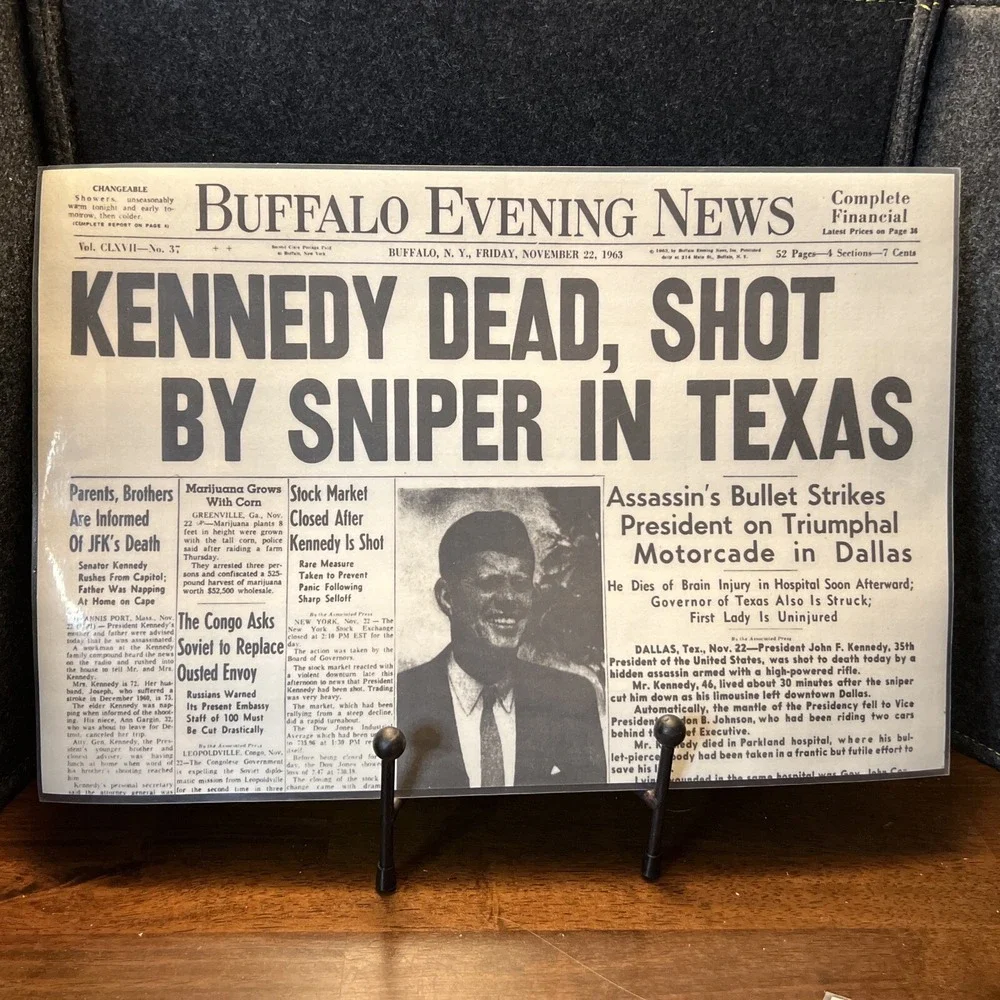 Newspaper Laminated Placemat 11x17